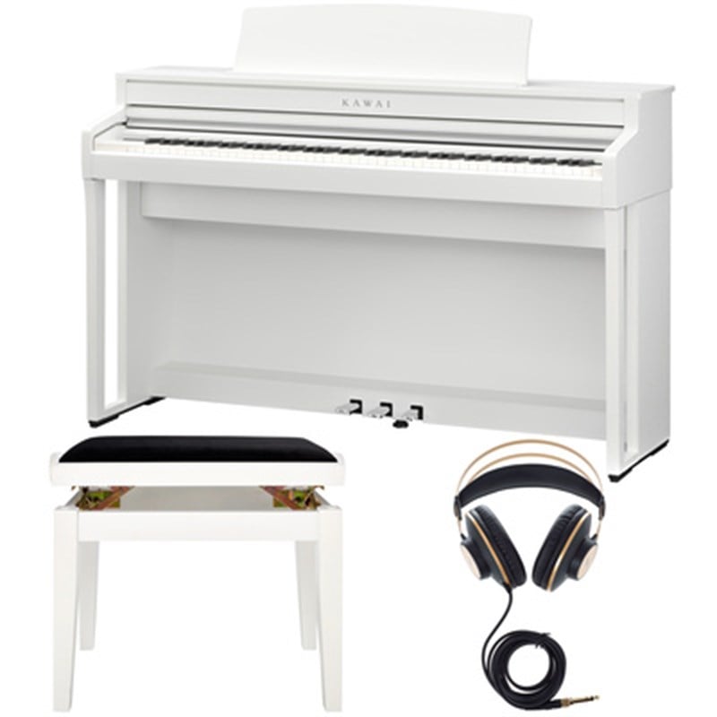 Kawai CA99W Mat Beyaz Dijital Piyano (Kawai Ayarlı Tabure + Akg Kulaklık Hediye)