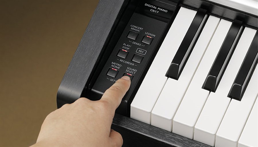 Kawai CN17B (Siyah) Dijital Duvar Piyanosu