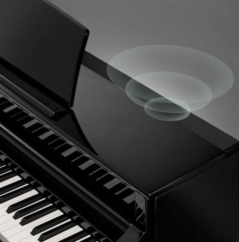 KAWAI CS8 Parlak Siyah Dijital Duvar Piyanosu