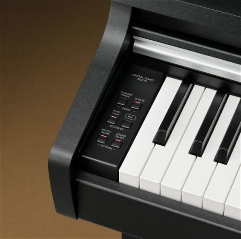 Kawai KDP70B Dijital Duvar Piyanosu (Siyah) Tabure ve Kulaklık Hediyeli