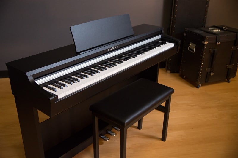 Kawai KDP70B Dijital Duvar Piyanosu (Siyah) Tabure ve Kulaklık Hediyeli