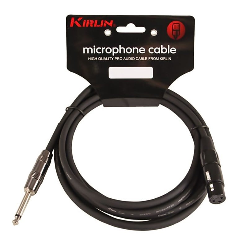 Kirlin MP-272BN-3M Jack Girişli 3 Metre Mikrofon Kablosu