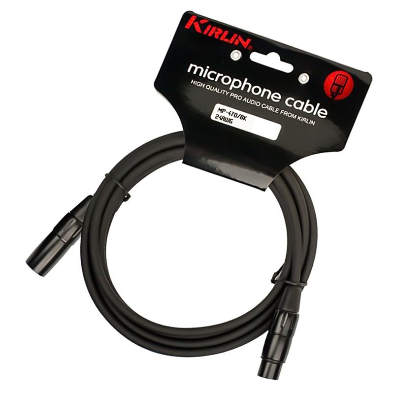 Kirlin MP-470-3M Erkek - Dişi Mikrofon Kablosu 3 Metre