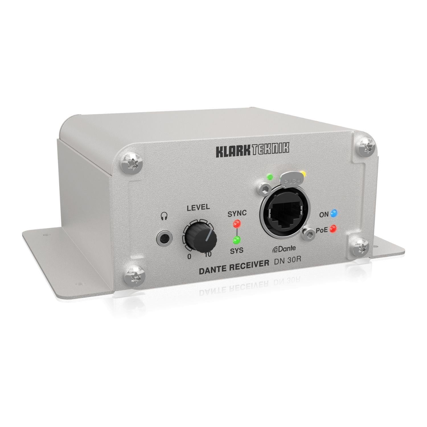 Klark Teknik DN30R Dante 2 Kanal Audio Receiver