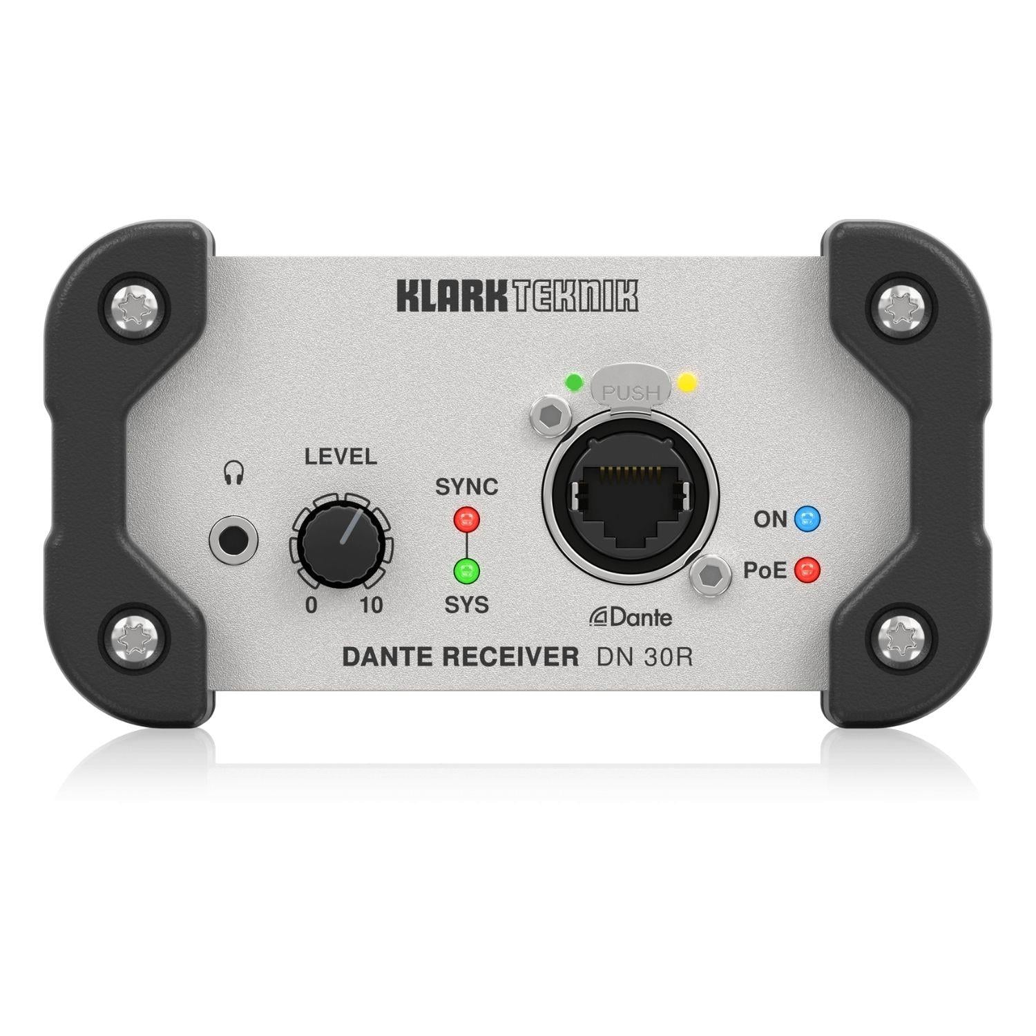 Klark Teknik DN30R Dante 2 Kanal Audio Receiver
