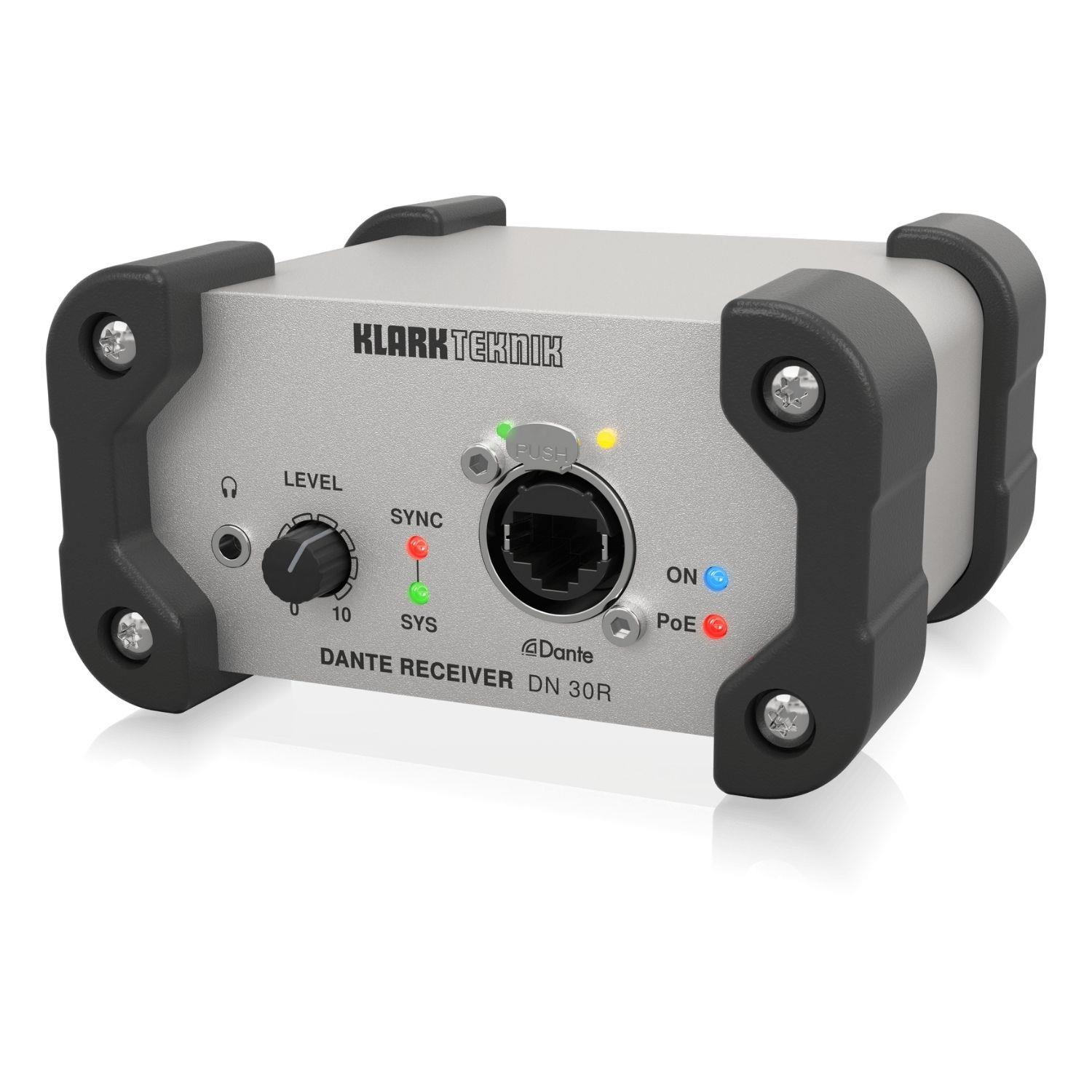 Klark Teknik DN30R Dante 2 Kanal Audio Receiver