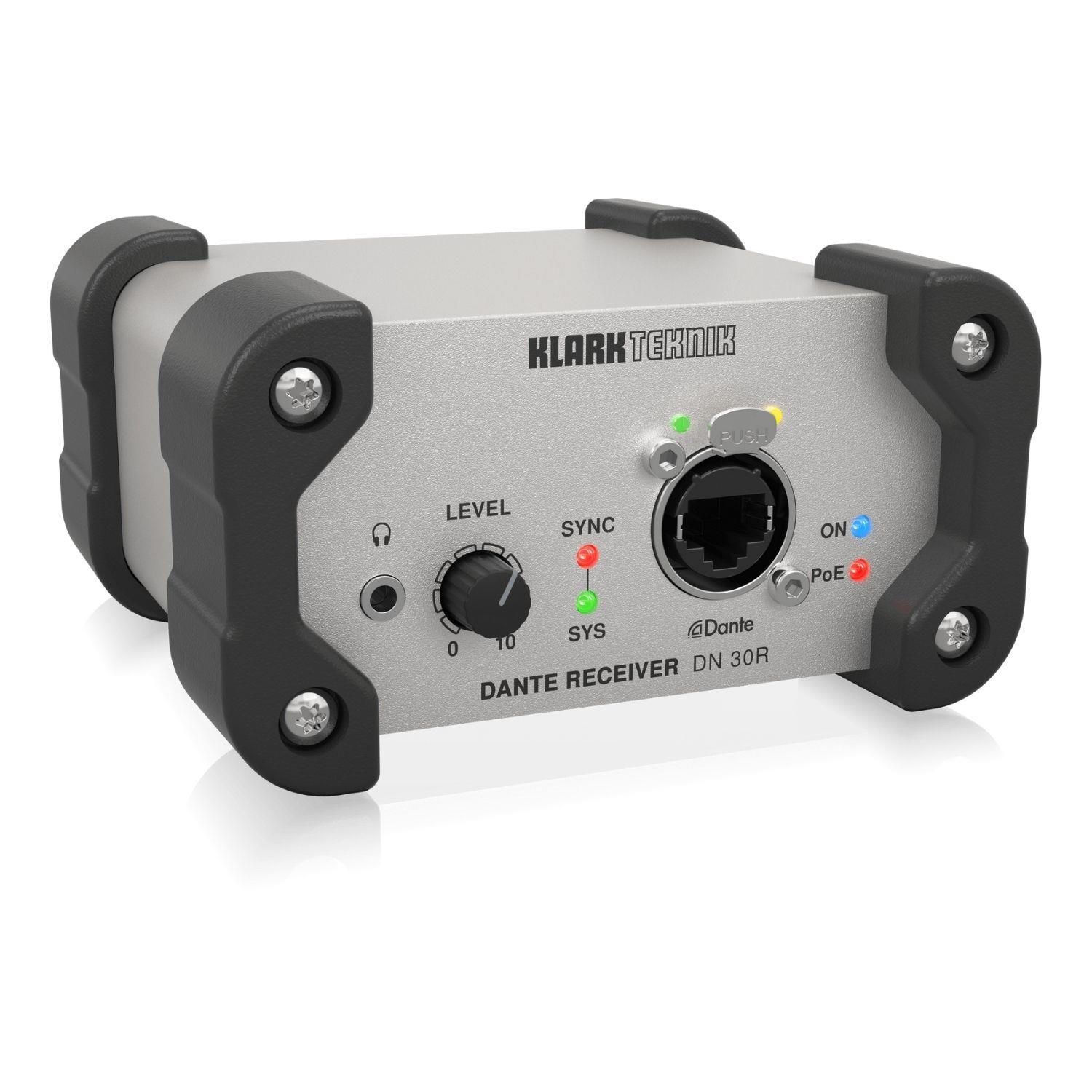 Klark Teknik DN30R Dante 2 Kanal Audio Receiver