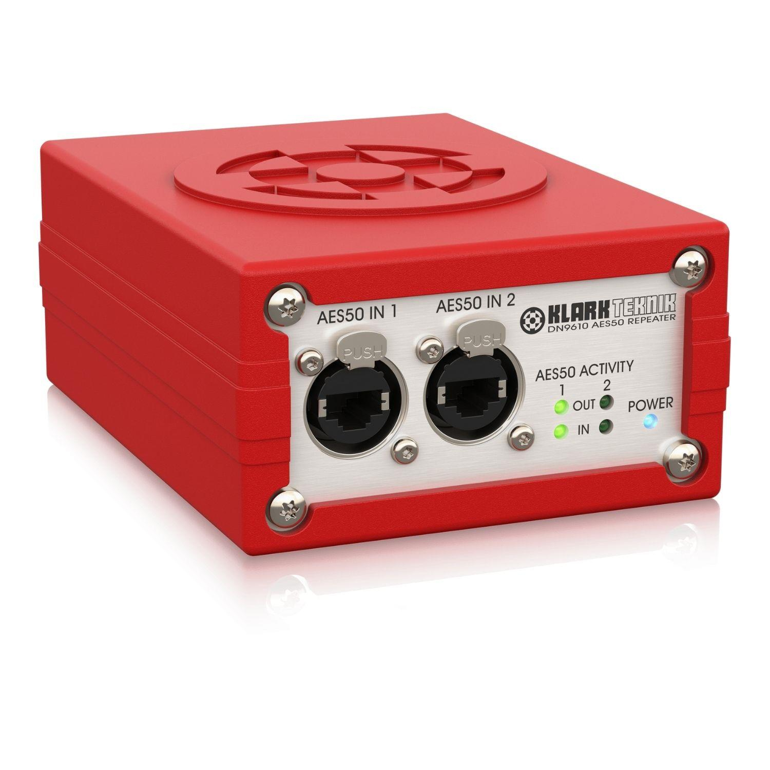 Klark Teknik DN9610 Çift Port AES50 Repeater (100 Metreye Kadar)