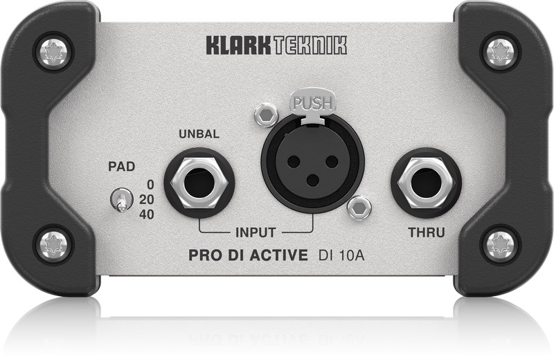 Klark Teknik PRO DI ACTIVE DI10A +48V Aktif DI-Box