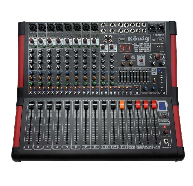 König K-1212 FX 12 Kanal Deck Mikser