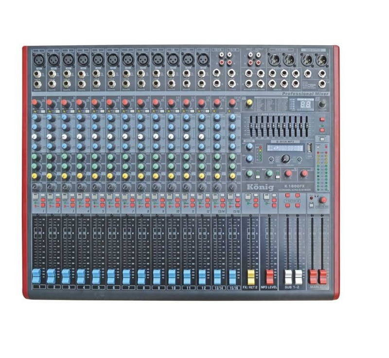 König K-1600 FX 16 Kanal Deck Mikser