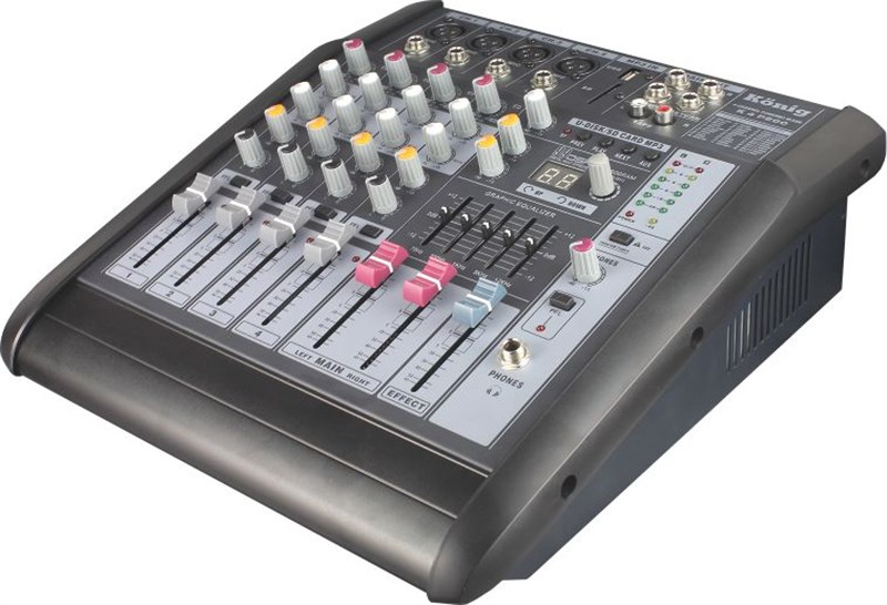 König K-4 P250 FX 4 Mono 2X125W Power Mikser