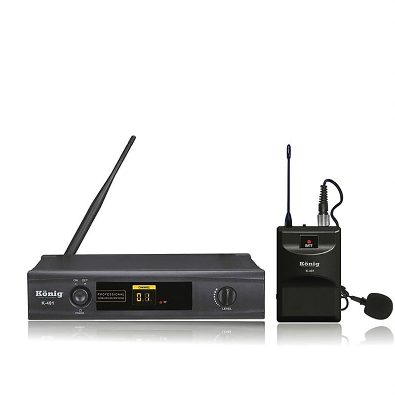 König K-401 Yaka Tek Kanal UHF Telsiz Mikrofon