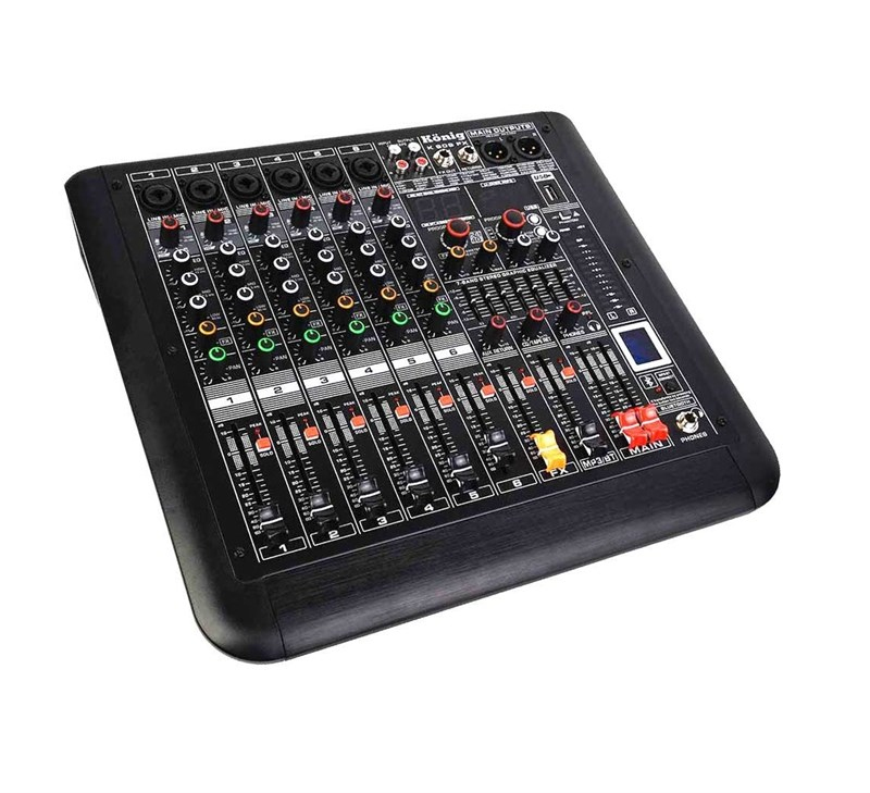 König K-606FX 6 Kanal Efekli Deck Mikser
