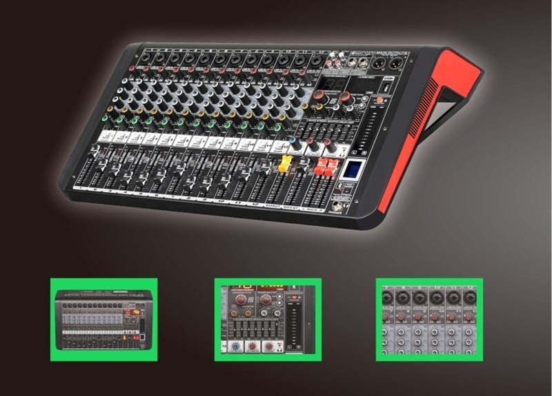 König KG-12FX 12 Mono Kanal , Usb Kayıt , Ekolayzır , Efekt Deck Mikser