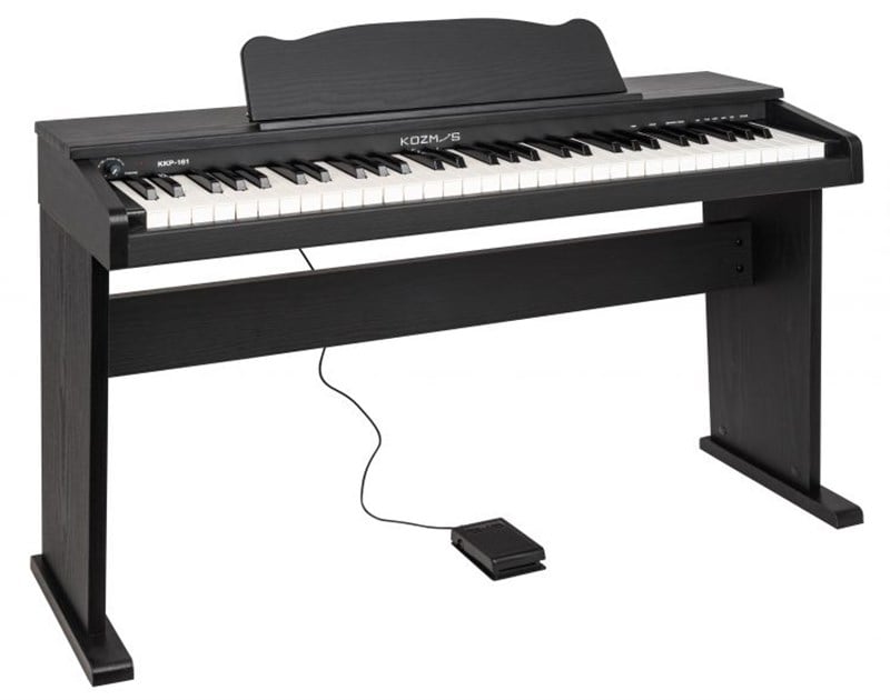 Kozmos KKP-161BK Mat Siyah Dijital Çocuk Piyanosu (Kulaklık Hediyeli))