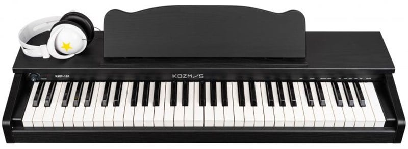 Kozmos KKP-161BK Mat Siyah Dijital Çocuk Piyanosu (Kulaklık Hediyeli))