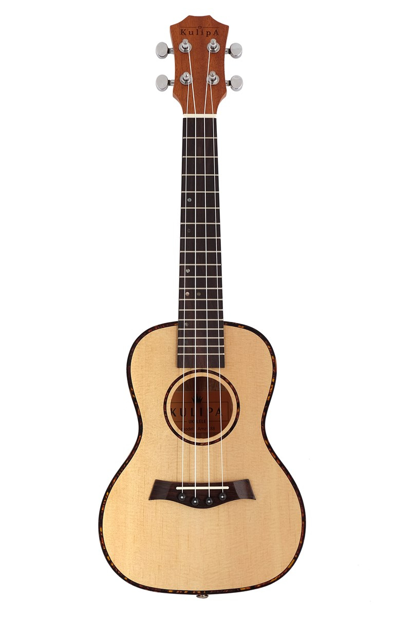 Kulipa Amz-188 24'' Açık Kahve Ukulele (Kılıf+Pena Hediyeli)