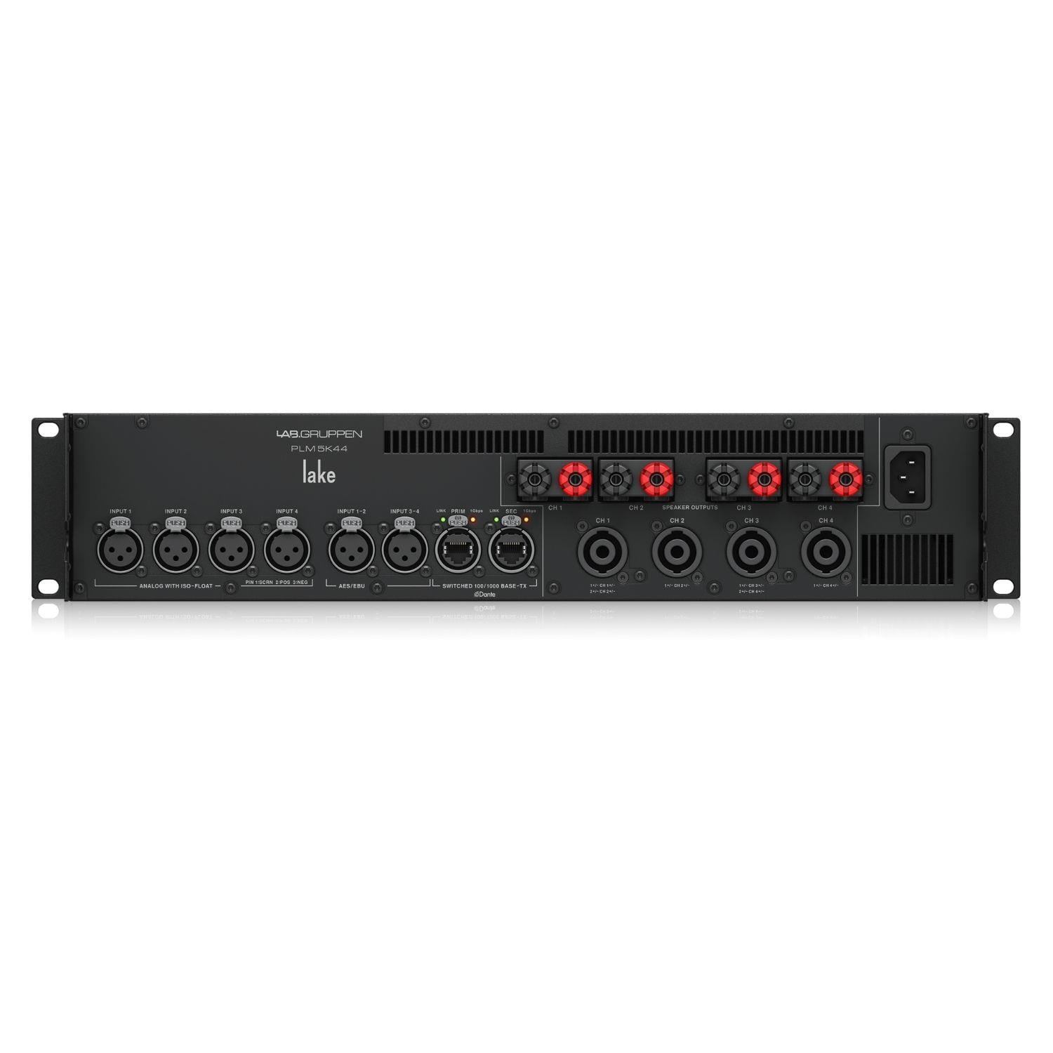Lab Gruppen PLM 5K44 5000W 4 Çıkışlı DSP'li Güç Amplifikatörü