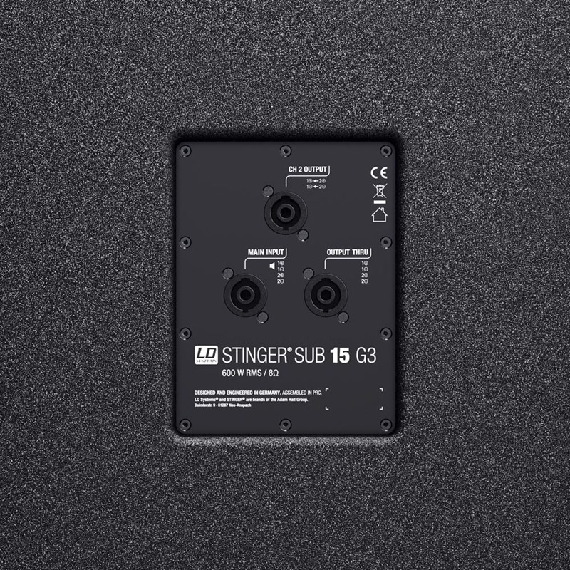 LD Systems LDE SUB 15 - 15'' 600 Watt Pasif Subbass Hoparlör