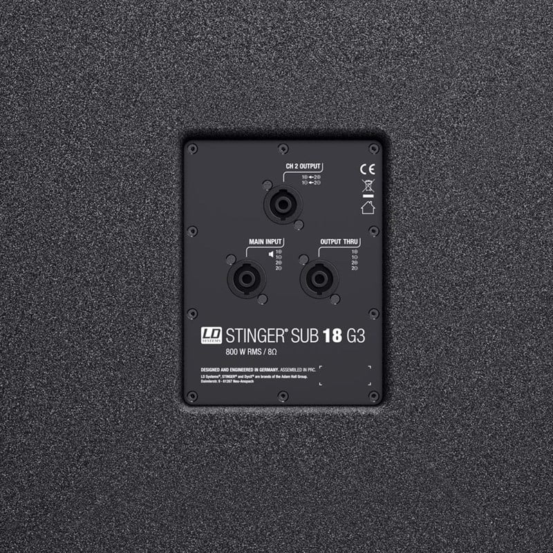 LD Systems LDE SUB 18 - 18 inch 800 Watt Pasif Subbass Hoparlör