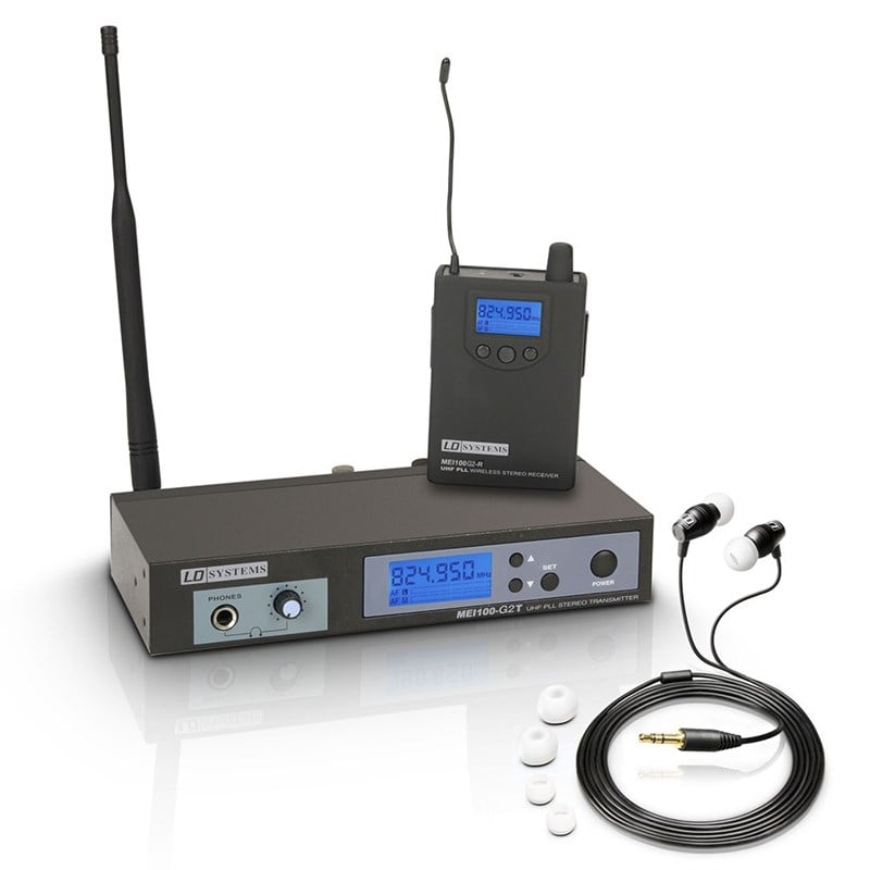 LD Systems MEI-100X Kablosuz Kulaklık Sistemi