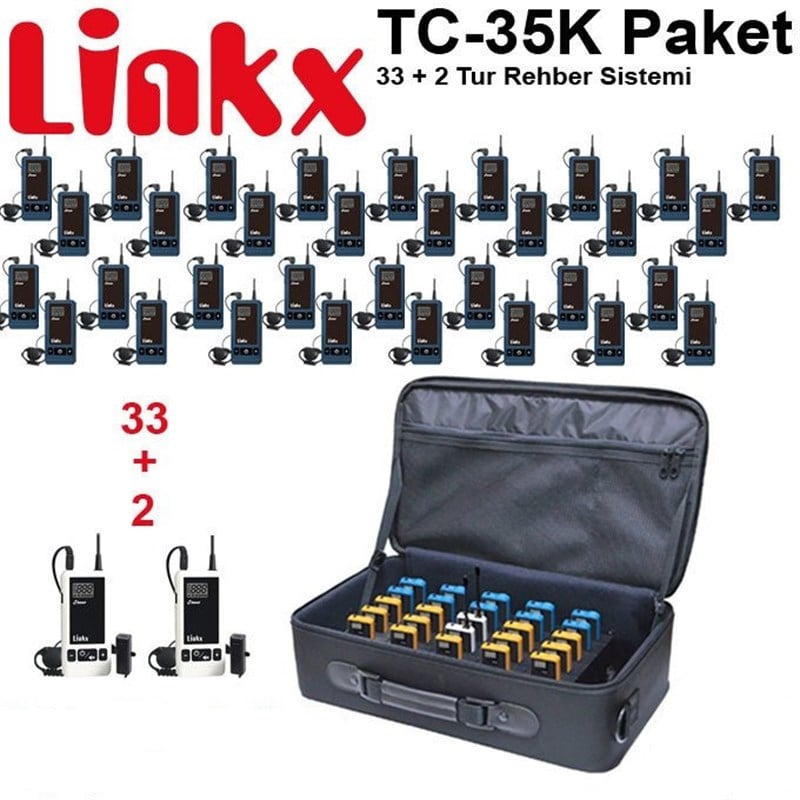 Linkx Paket TC-35K Tur Rehber Sistemi