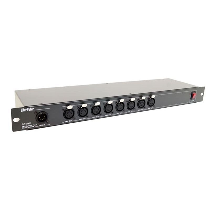Lite Puter DP-81 Rack Tipi DMX Splitter