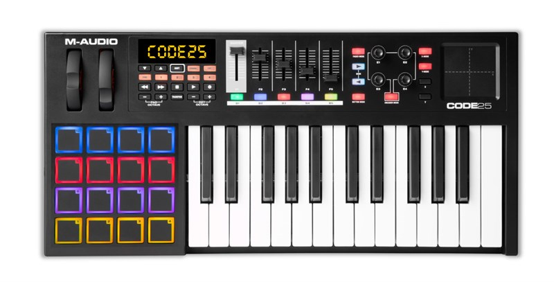 M-AUDIO CODE 25 Black Midi Klavye