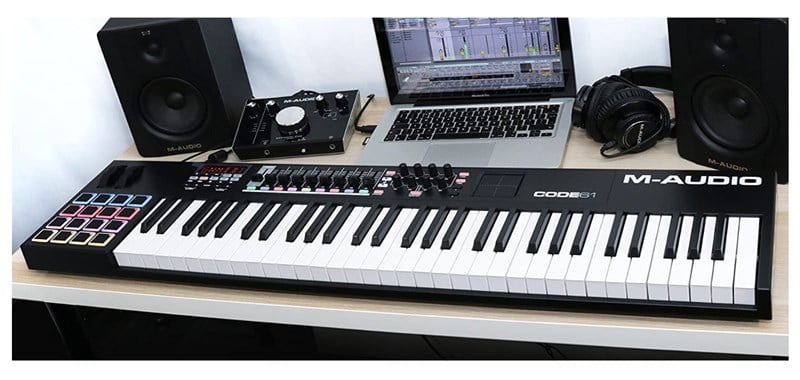 M-AUDIO CODE 61 Tuşlu Black Midi Klavye