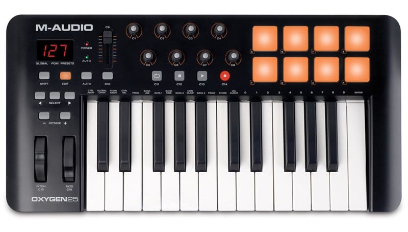 M-AUDIO Oxygen 25 Tuşlu Midi Klavye V4