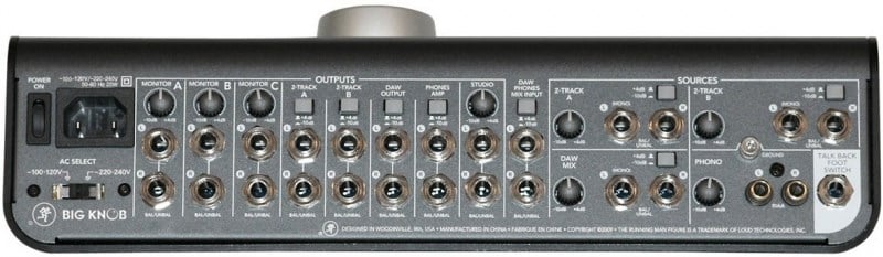 Mackie Big Knob Stüdyo Monitör Kontrol Ünitesi