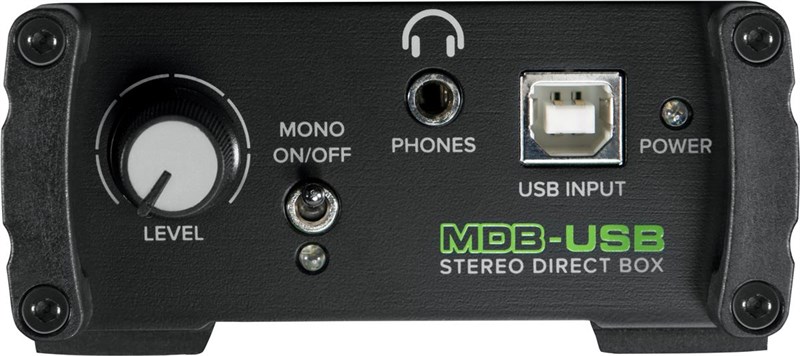 Mackie MDB-USB Stereo USB Bağlantılı Direct Box