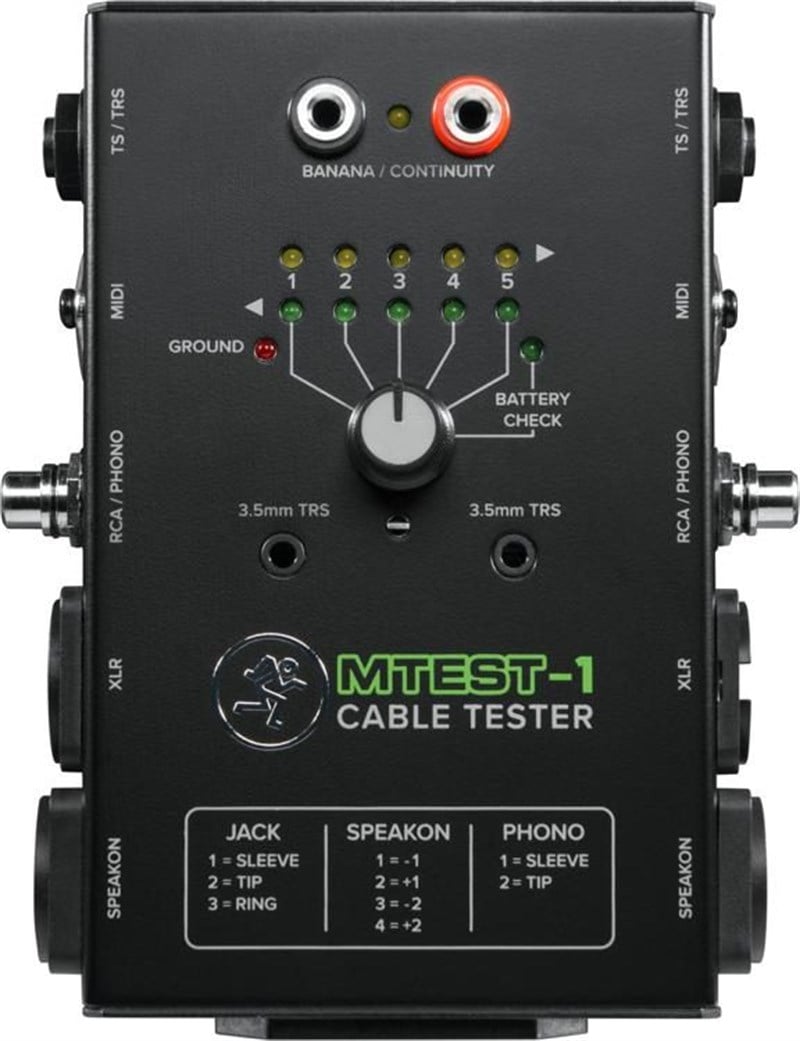 Mackie MTEST-1 Kablo Test Cihazı