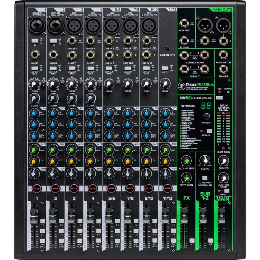 Mackie PROFX 12 V3 10 Kanal Deck Mixer