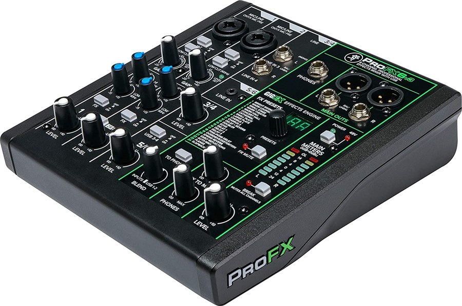 Mackie ProFX6 V3 6 Kanal Deck Mixer