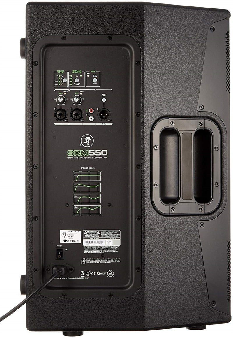 Mackie SRM550 12 inç 1600W Peak 2 Yollu Profesyonel Aktif Kabin
