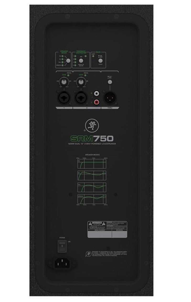 Mackie SRM750 1600W 2x15