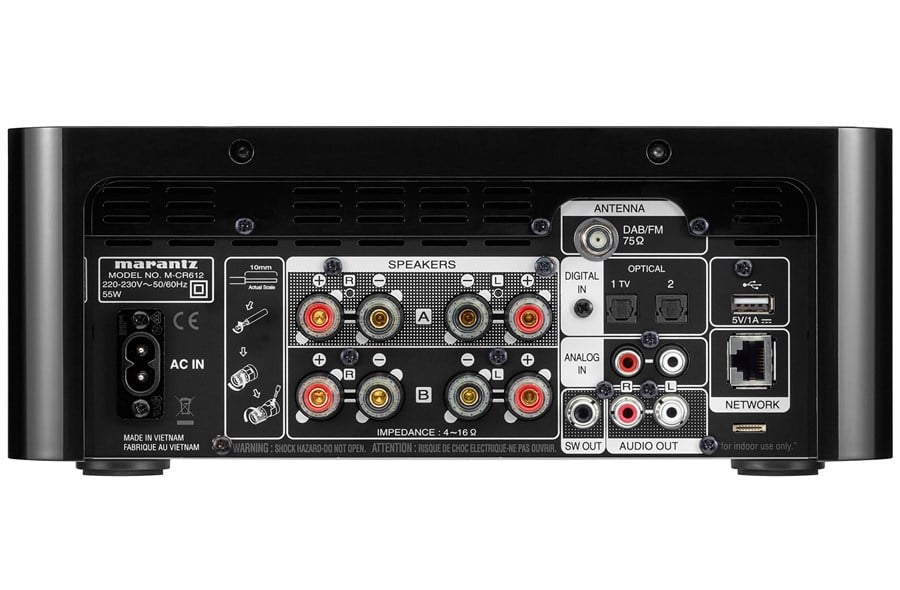 Marantz Melody X M-CR612 Black Network Stereo