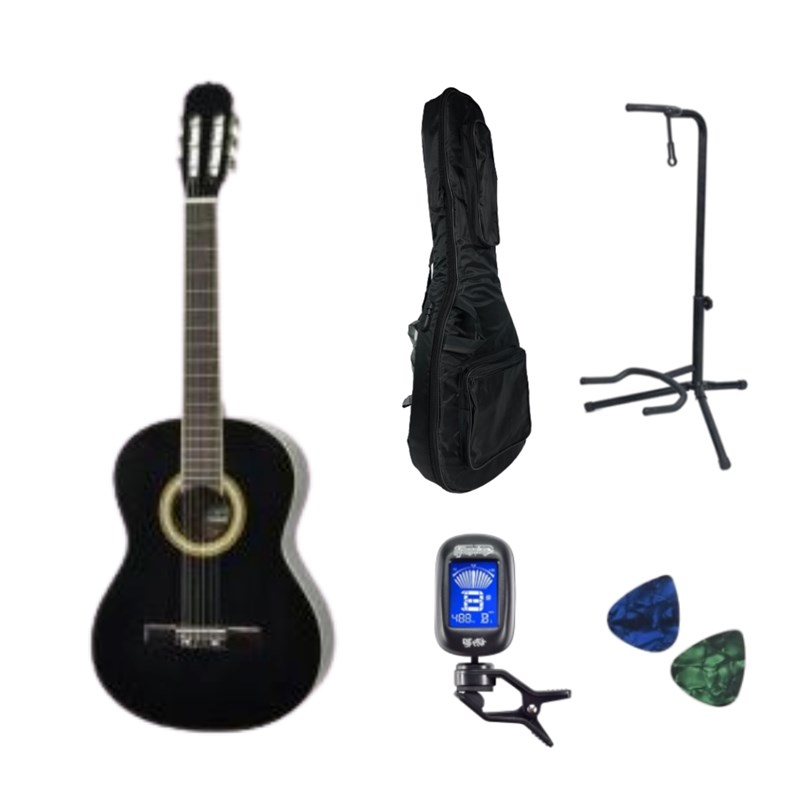 Martinez MC 40C CET Siyah Tam Boy Klasik Gitar