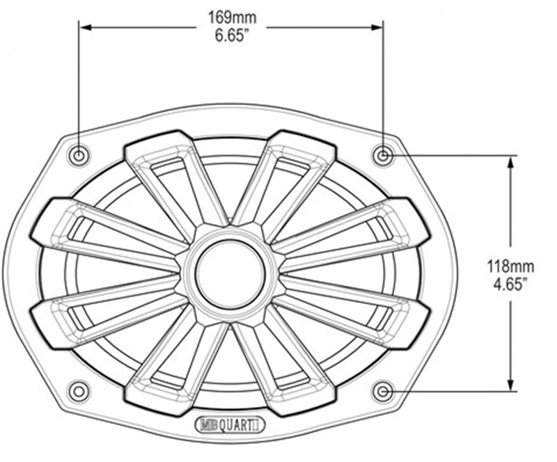 MB Quart NK1-169L Led Işıklı Marine Hoparlör Takımı - Beyaz