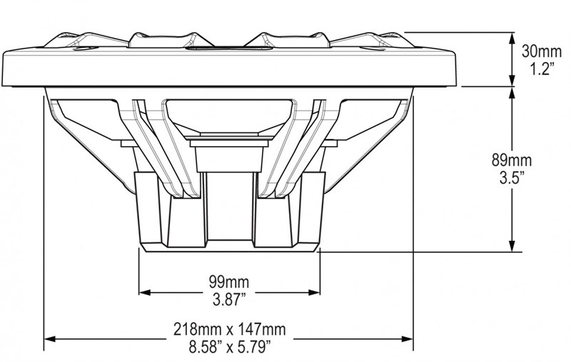 MB Quart NK1-169L Led Işıklı Marine Hoparlör Takımı - Beyaz