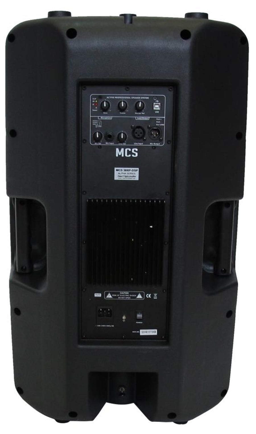 MCS ALPHA A38XP DSP 15'' İki Yollu Aktif Kabin Hoparlör 600W