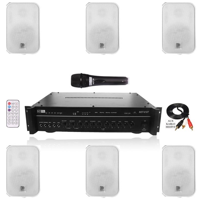 Medu Duvar Hoparlör ve Anfi Paket 23