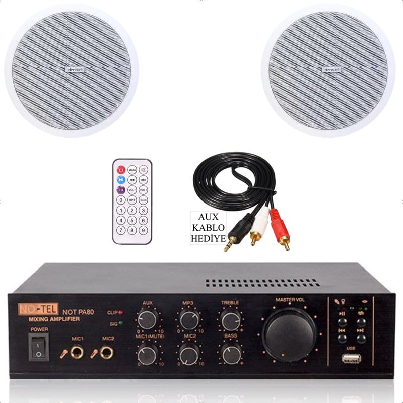 Medu MD-GRSPA6 Tavan Hoparlör ve Anfi Paket-6