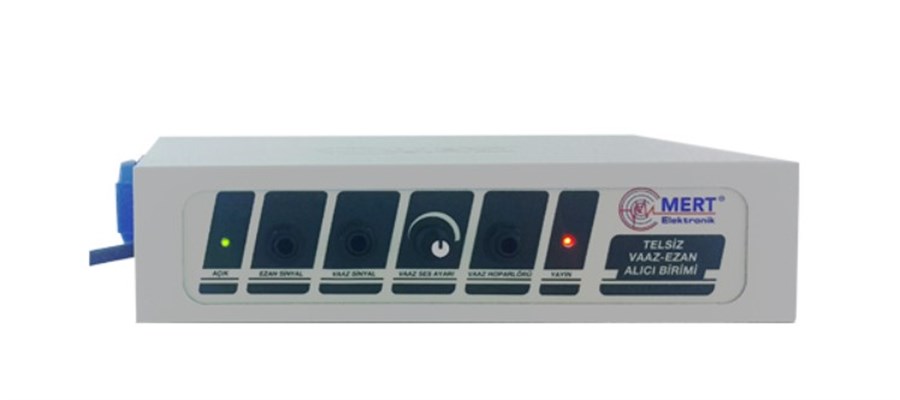 Mert MRT-4000 Cami Tipi PLL Kontrollü 10 Watt 4 Ohm Kablosuz Anons Alıcısı