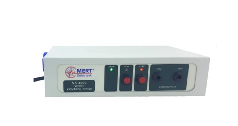 Mert VK4000 Voltaj Kontrollü Vaaz Mikrofon Girişli Verici Kasası