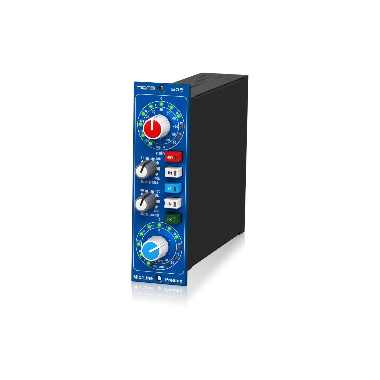 Midas 502 V2 500 Series Mic Preamplifier