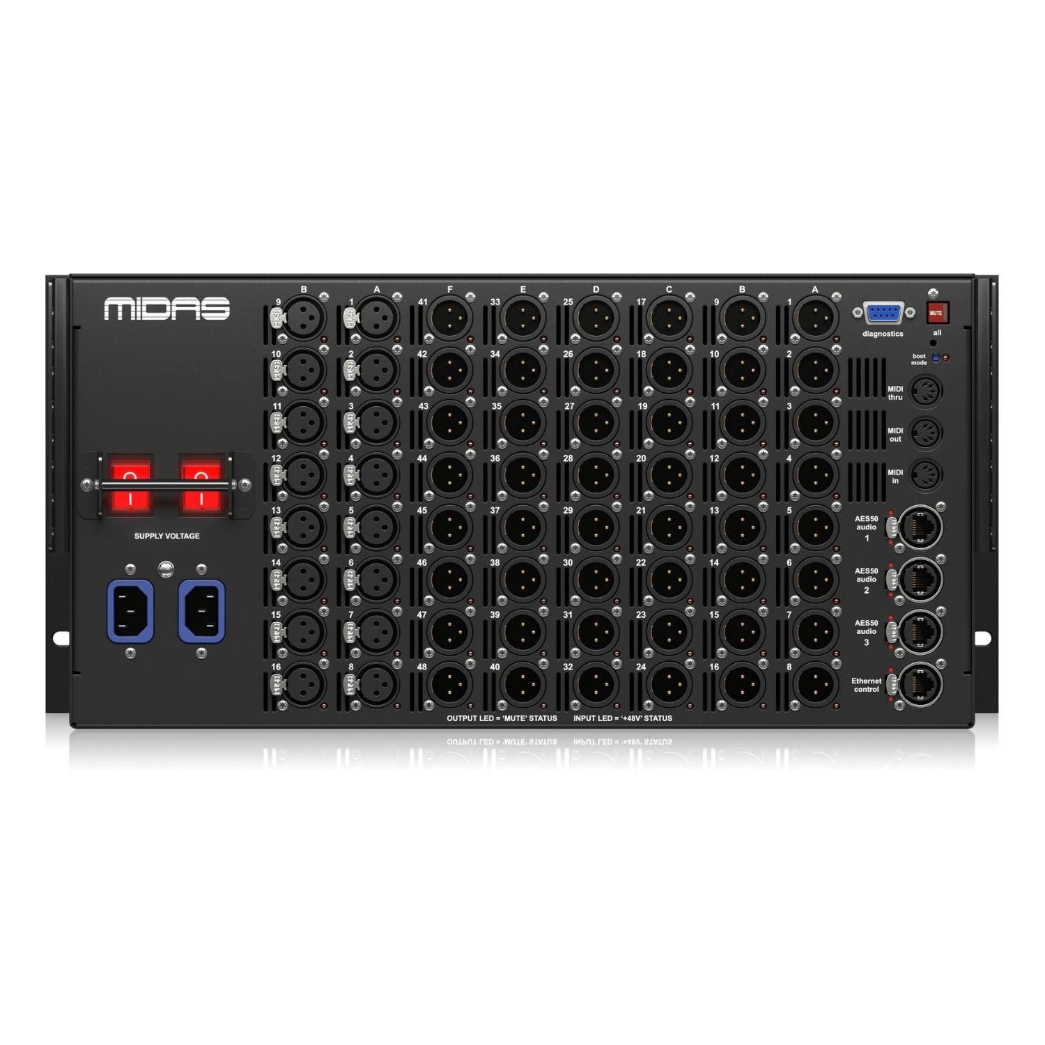 Midas DL252 16 Giriş 48 Çıkış Dijital Stage Box