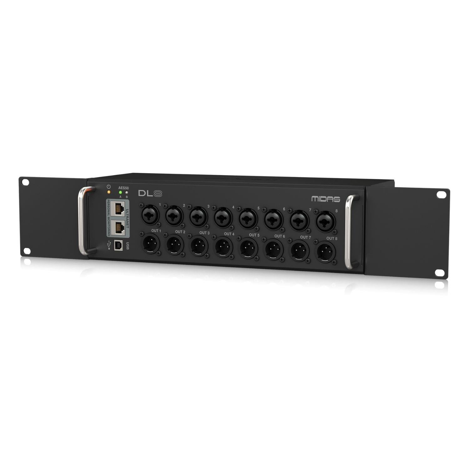 Midas DL8 PoE-Aktif 8 Giriş, 8 Çıkış Stage Box